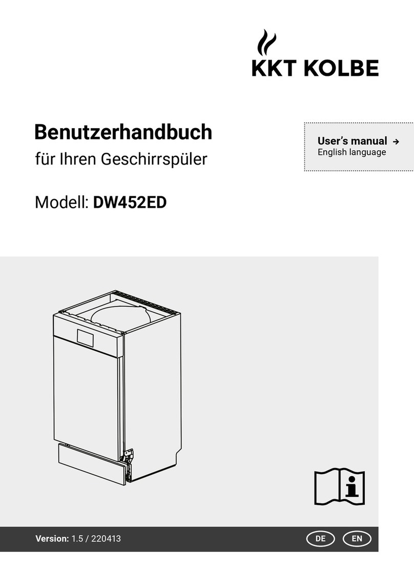 KKT KOLBE DW452ED User manual