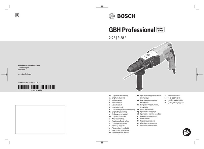 Bosch GBH 2-28 Professional User manual
