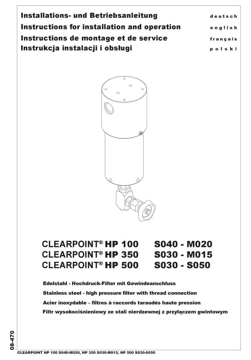 Beko CLEARPOINT HP 100 User guide