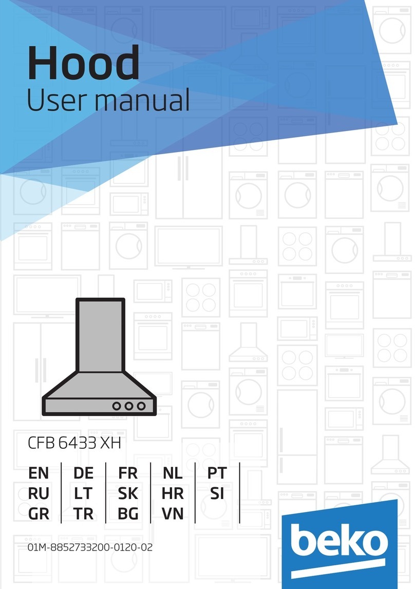 Beko 01M-8852733200-0120-02 User manual