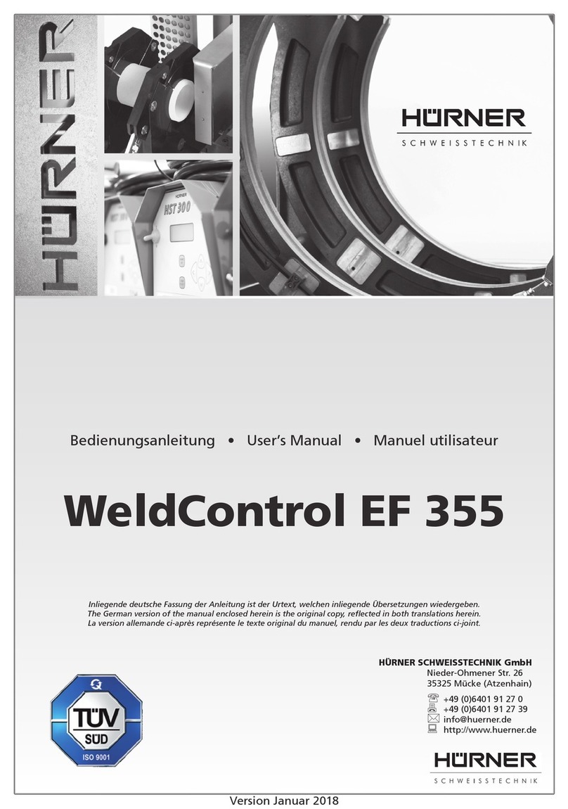 HURNER WeldControl EF 355 user manual