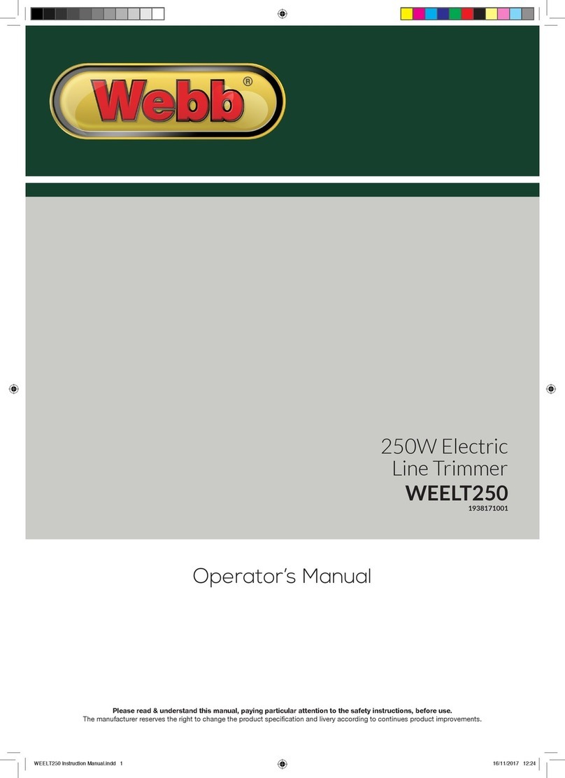 Webb WEELT250 Operator's manual