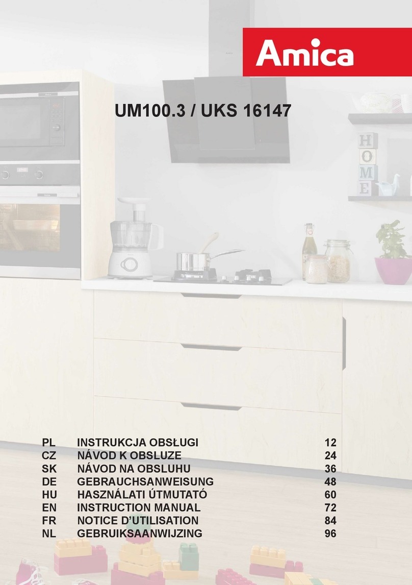 Amica UM100.3 instruction manual