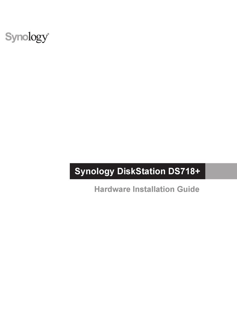 Synology DiskStation DS718+ Manual