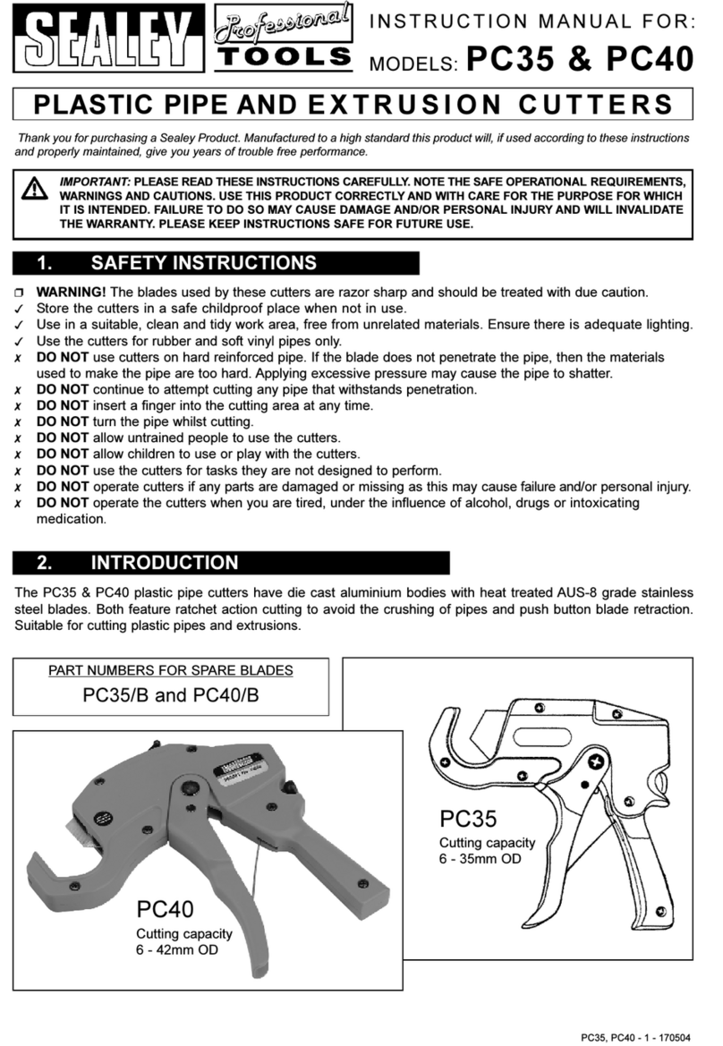 Sealey PC35 User manual