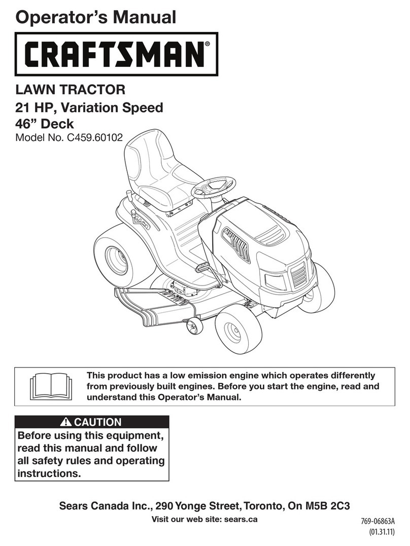 Craftsman C459.60102 Operator's manual