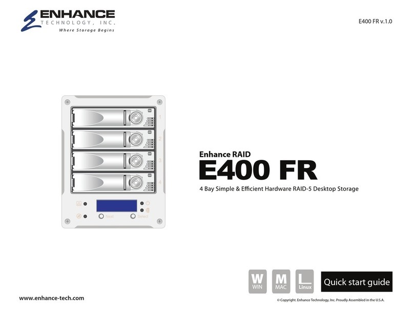 ENHANCE TECHNOLOGY E400 FR User manual