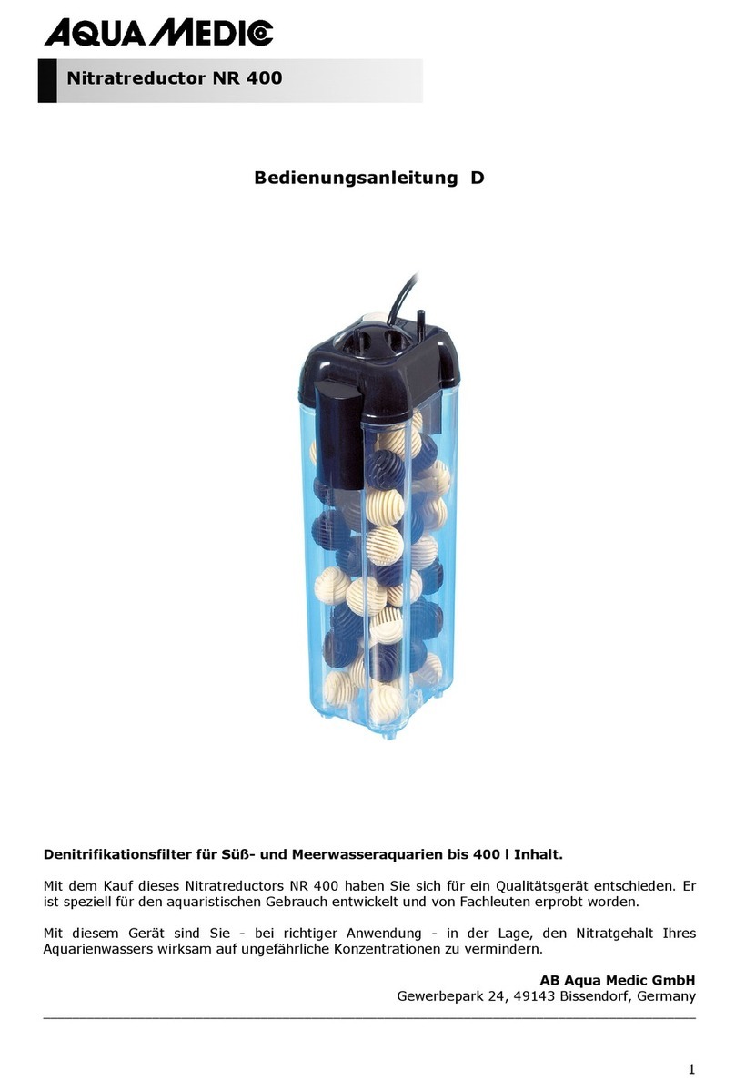 Aqua Medic Nitratreductor NR 400 Operation manual