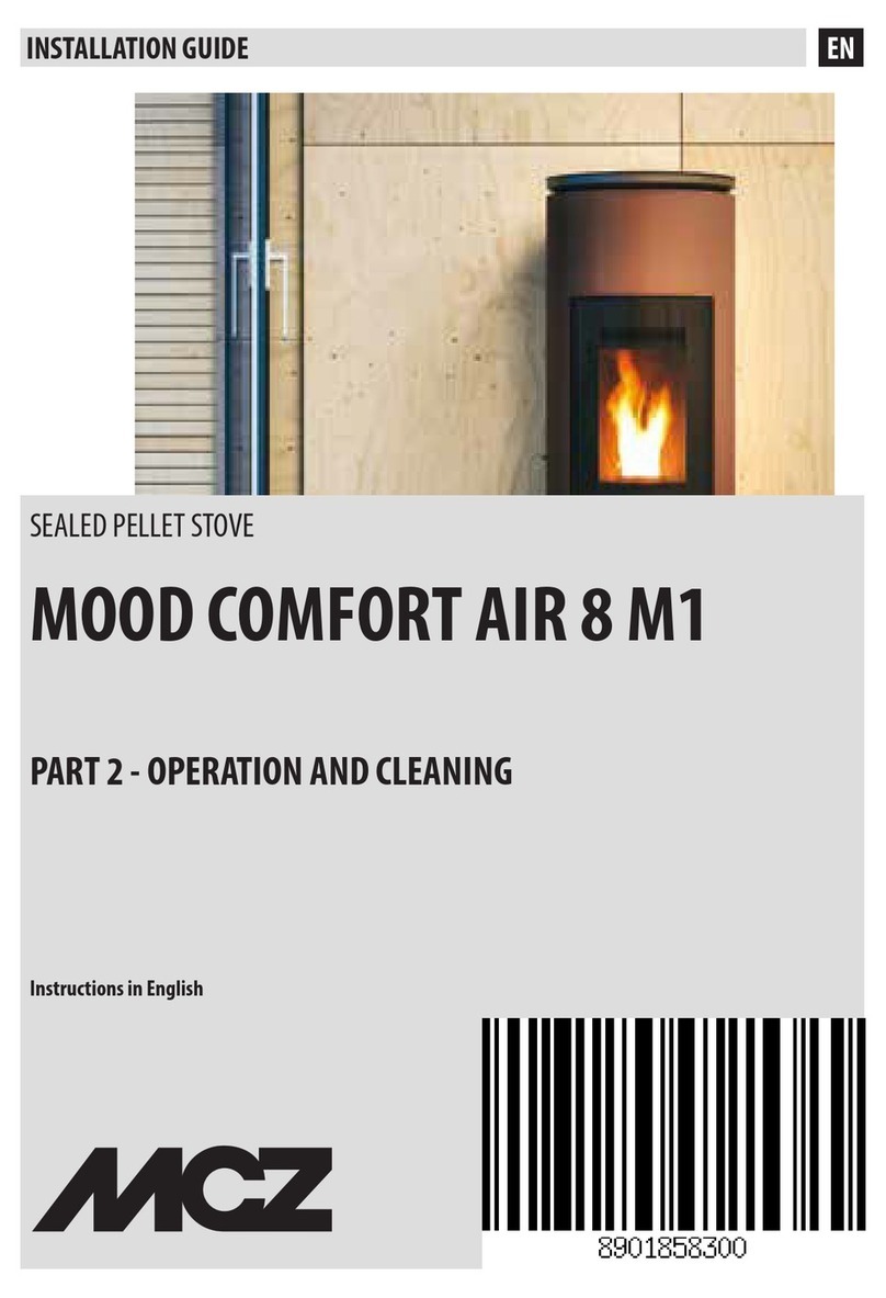 MCZ MOOD COMFORT AIR 8 M1 User manual