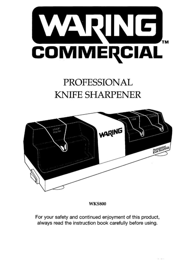 Waring PROFESSIONAL WKS800 quick start guide