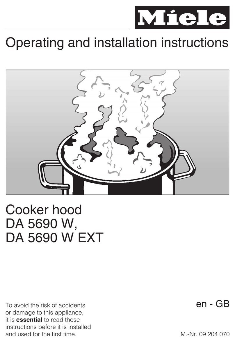 Miele DA 5690 W Operating and installation instructions