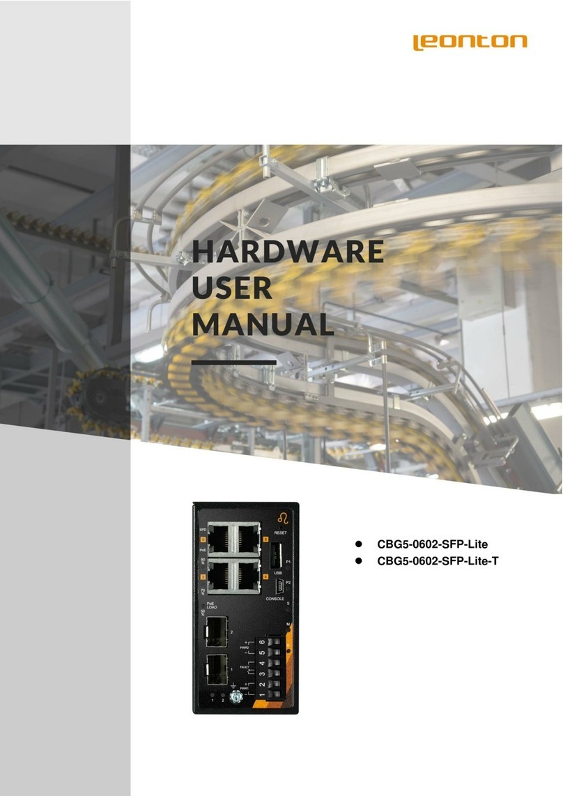 Leonton CBG5-0602-SFP-Lite Instructions for use
