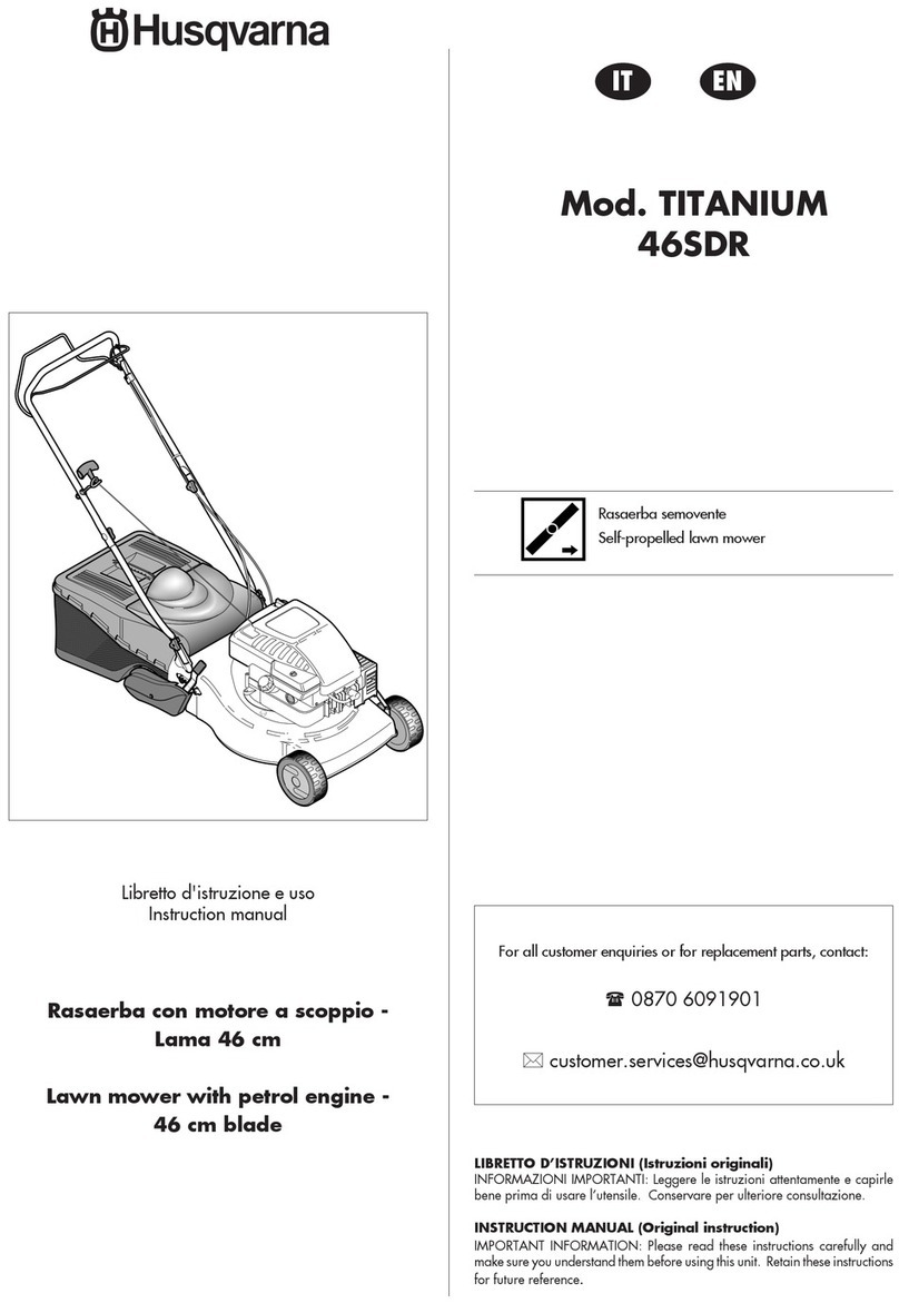 Husqvarna TITANIUM 46SDR instruction manual