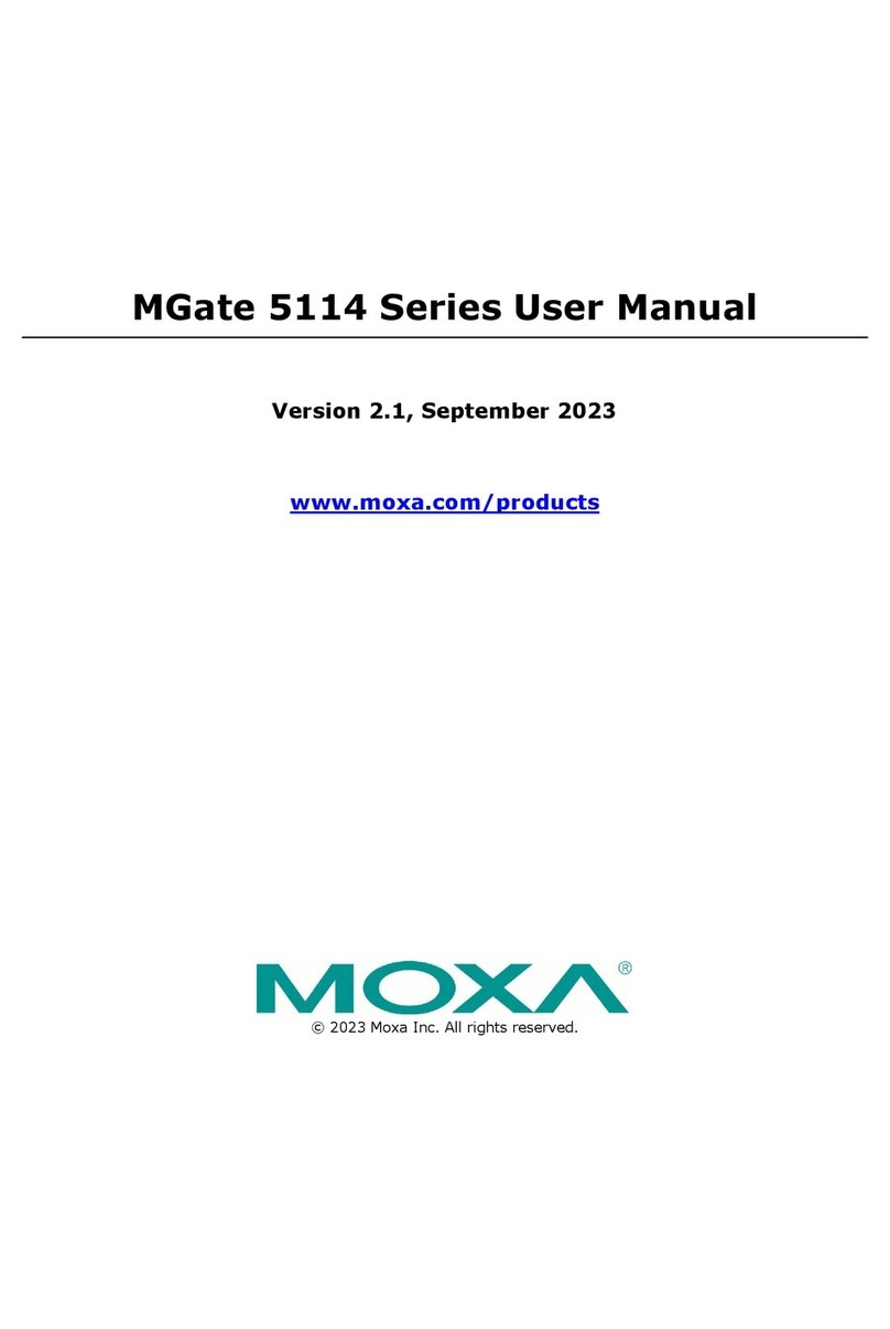 Moxa Technologies MGate 5114 User manual