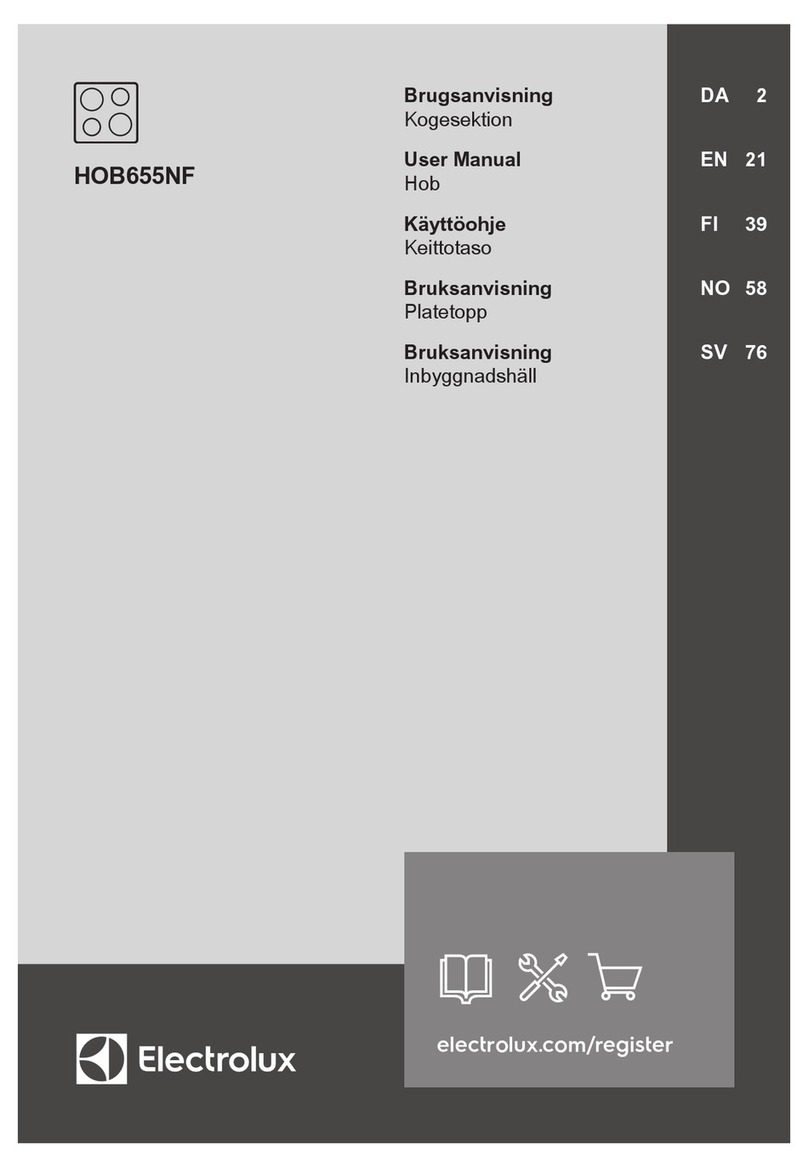 Electrolux HOB655NF User manual