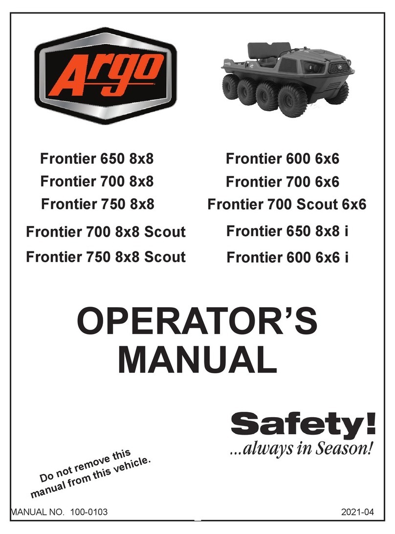 Argo Frontier 650 8x8 2021 Operator's manual