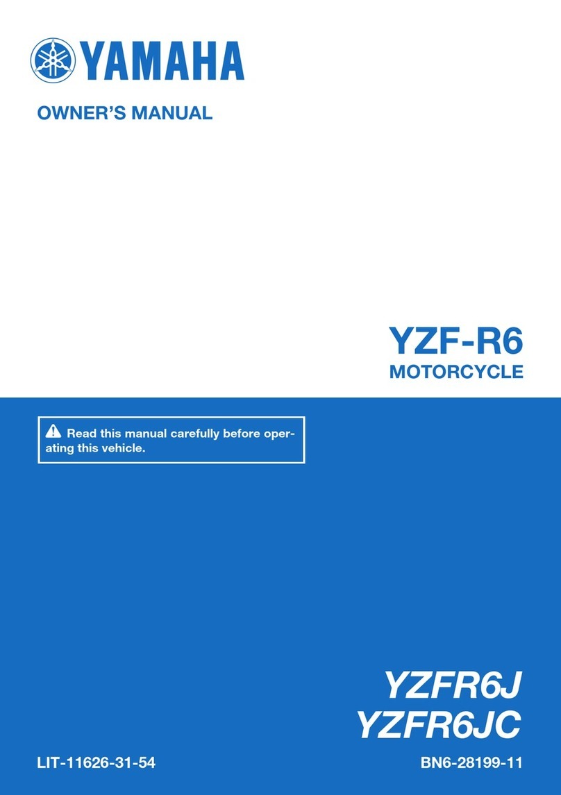 Yamaha YZF-R6 2017 owner's manual