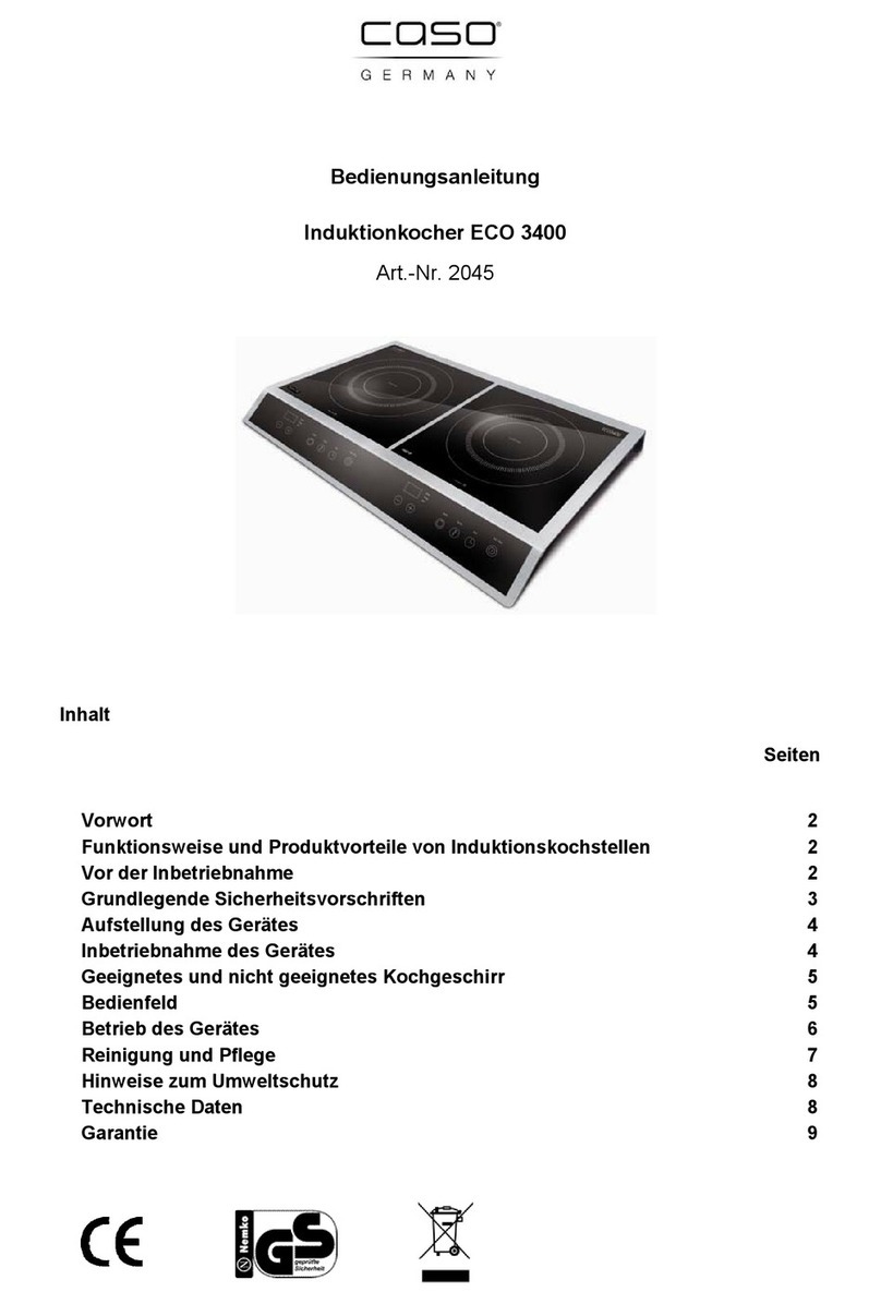 Caso ECO 3400 operating instructions