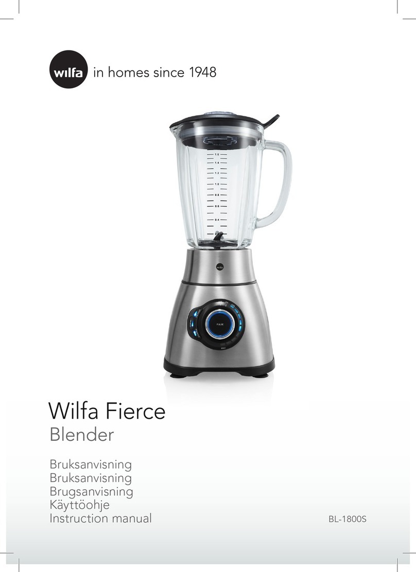 Wilfa Fierce BL-1800S instruction manual