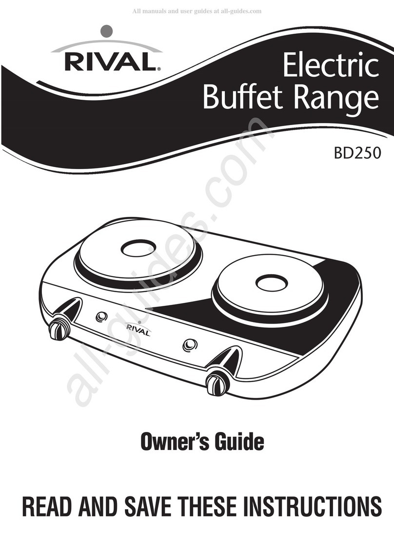 Rival BD250 User manual