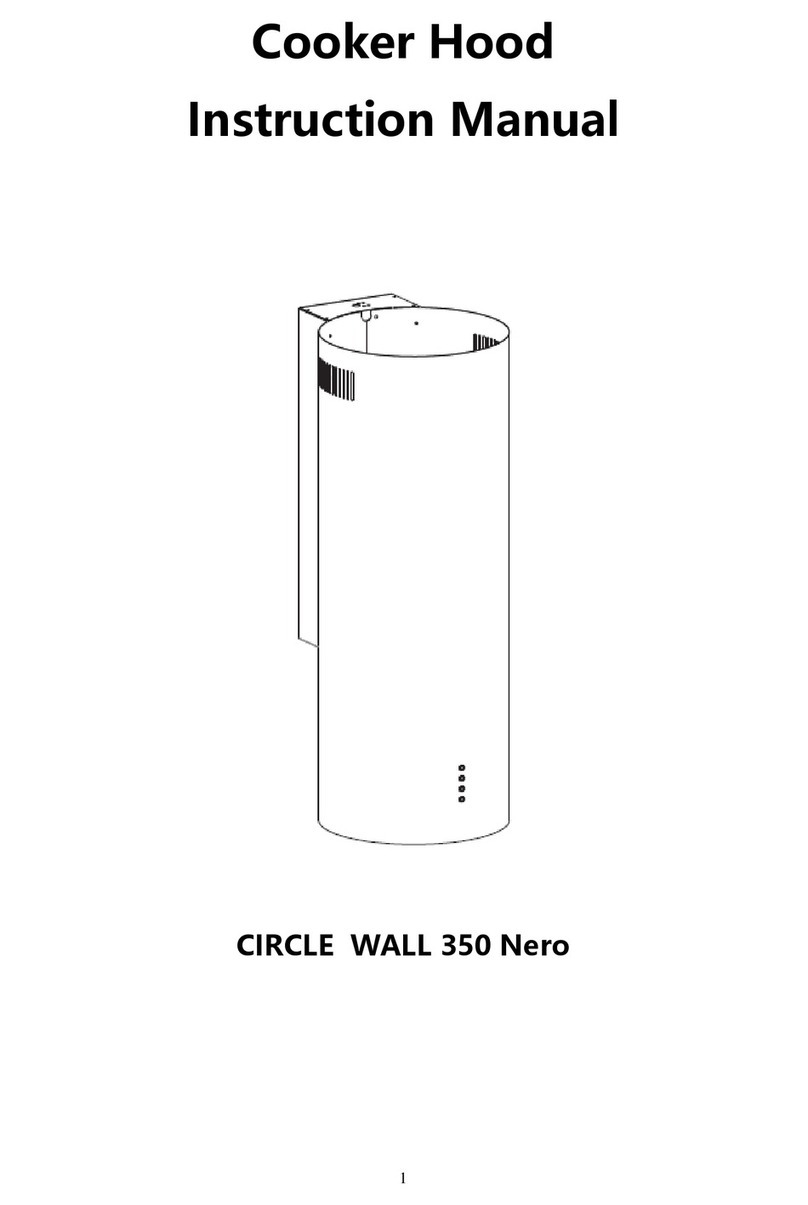 ELICA CIRCLE WALL 350 Nero User manual ELICA CIRCLE WALL 350 Nero User manual