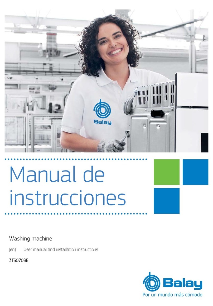BALAY 3TS070BE User manual and installation instructions