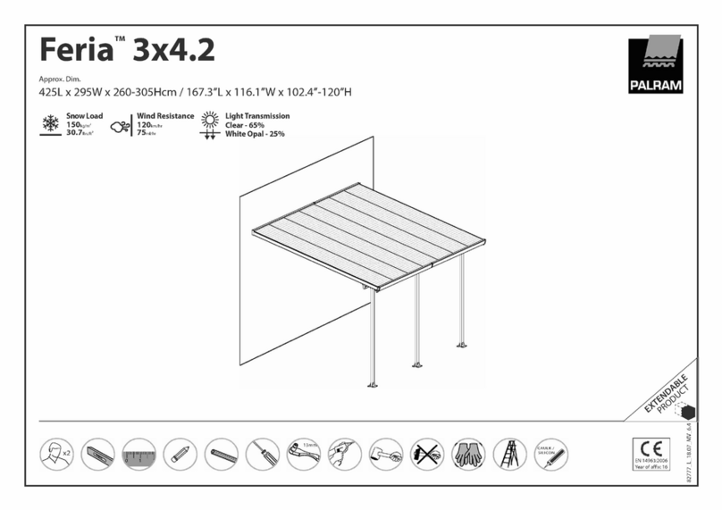 Palram Feria 3x4.2 manual