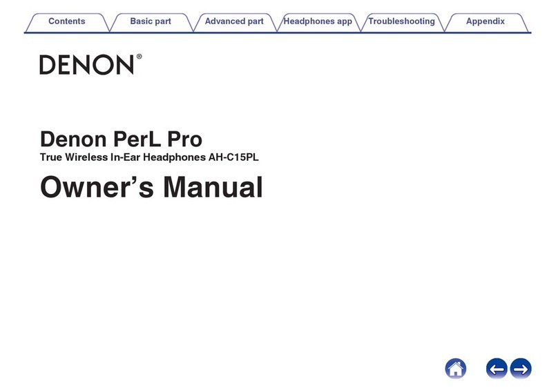 Denon PERL PRO owner's manual