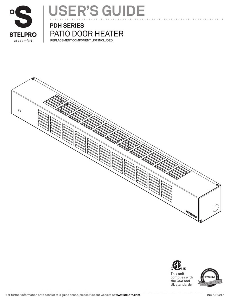 Stelpro PDH0758W User manual