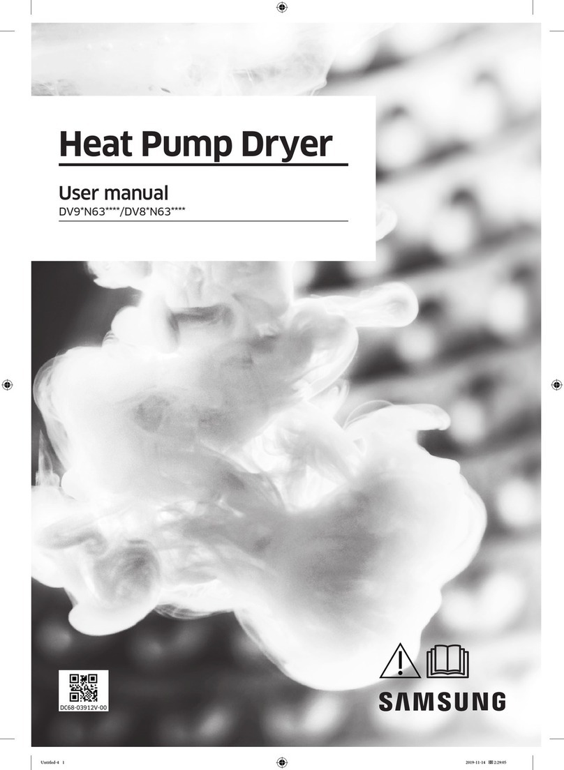 Samsung DV9 N63 Series user manual