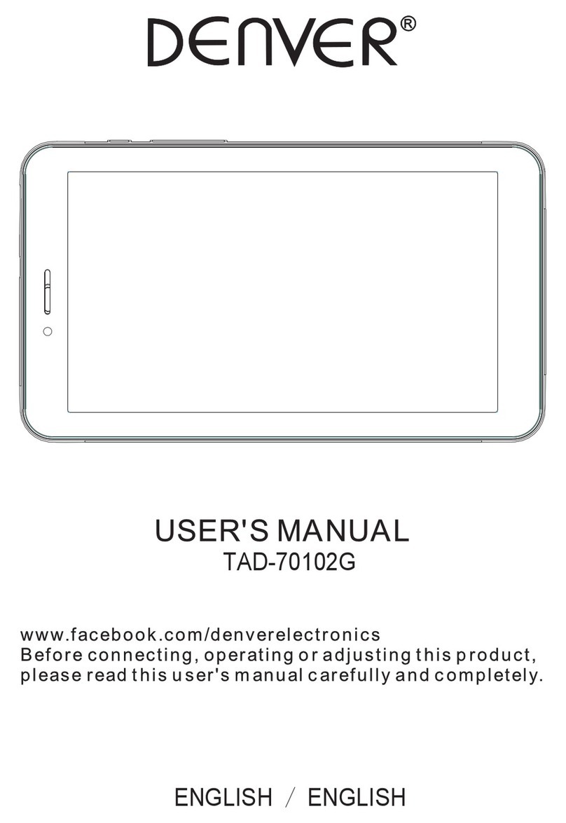 Denver TAD-70102G user manual
