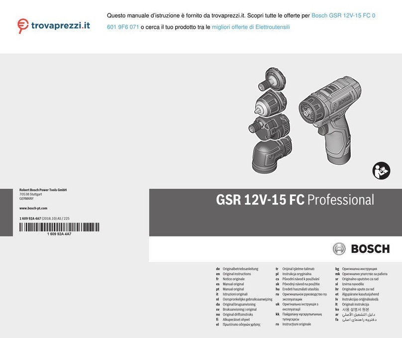 Bosch 0 601 9F6 071 Original instructions Bosch 0 601 9F6 071 Original instructions