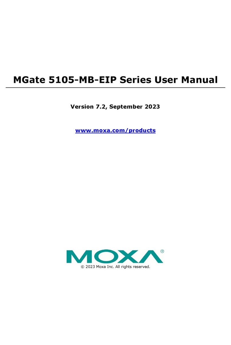Moxa Technologies MGate 5105-MB-EIP User manual