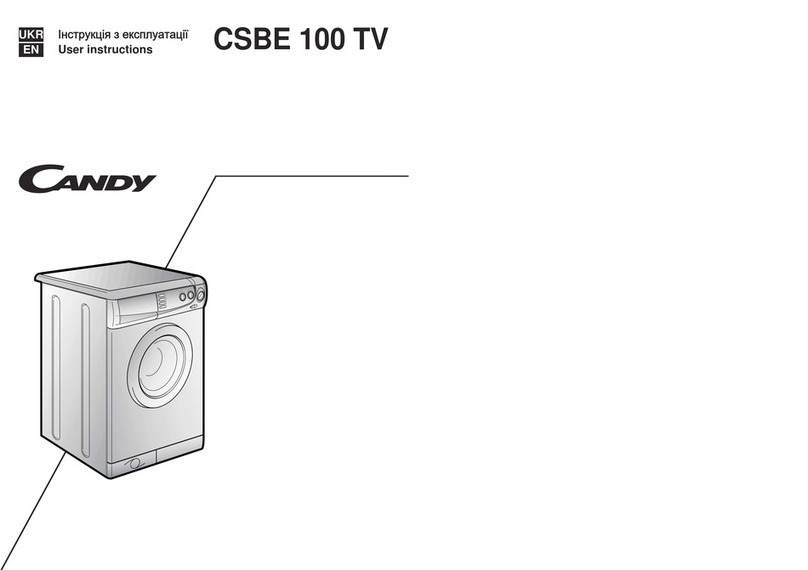 Candy CSBE 100 TV User manual