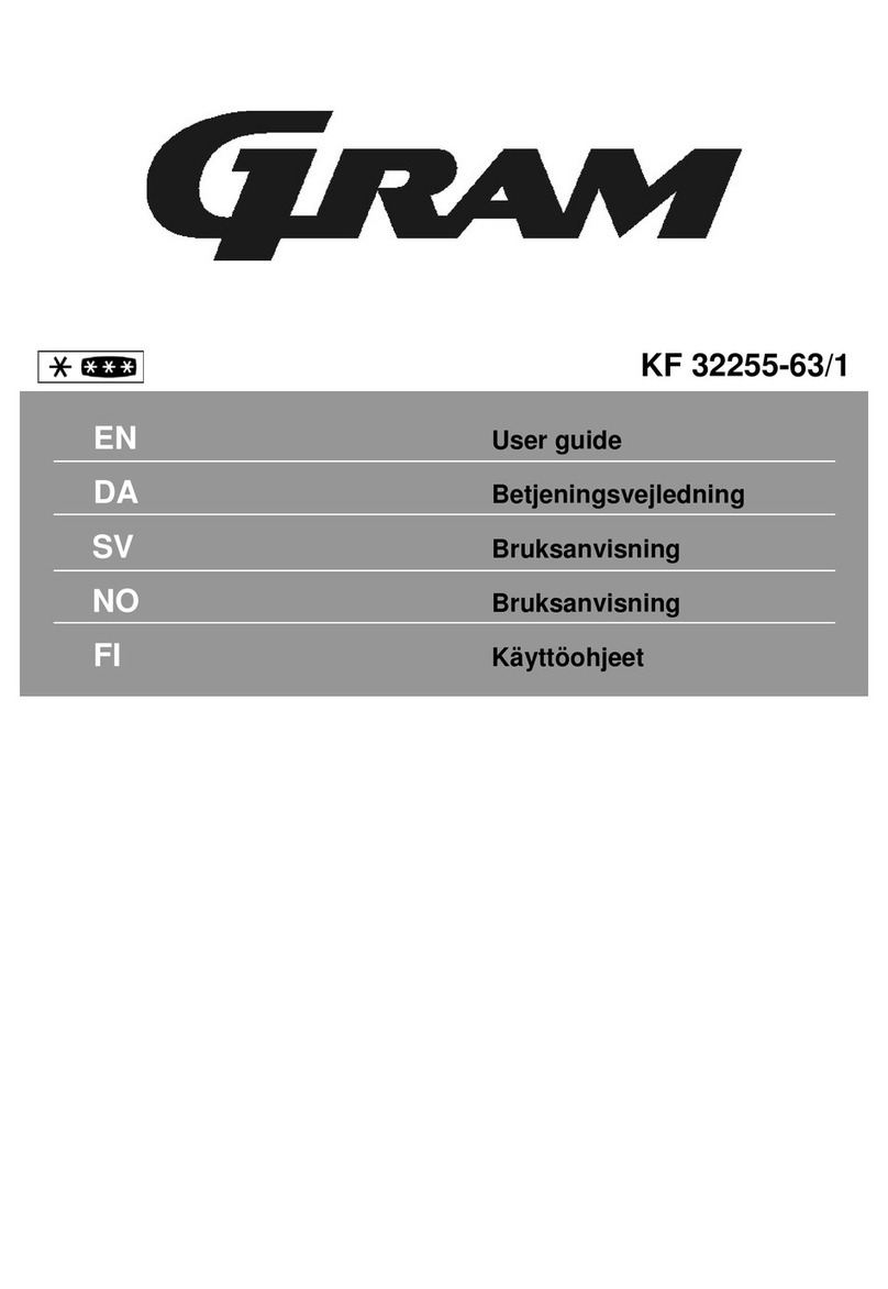 Gram KF 32255-63/1 User manual