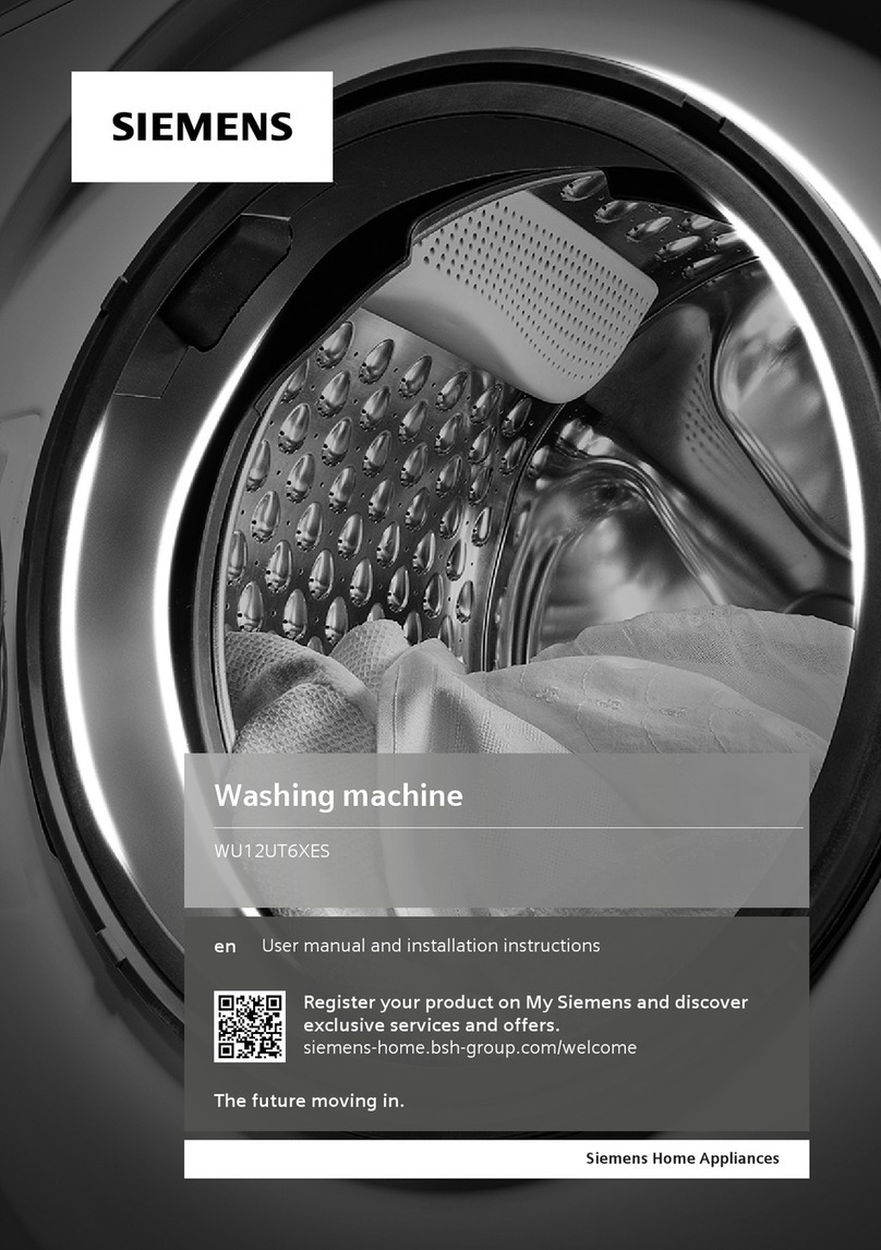 Siemens WU12UT6XES User manual