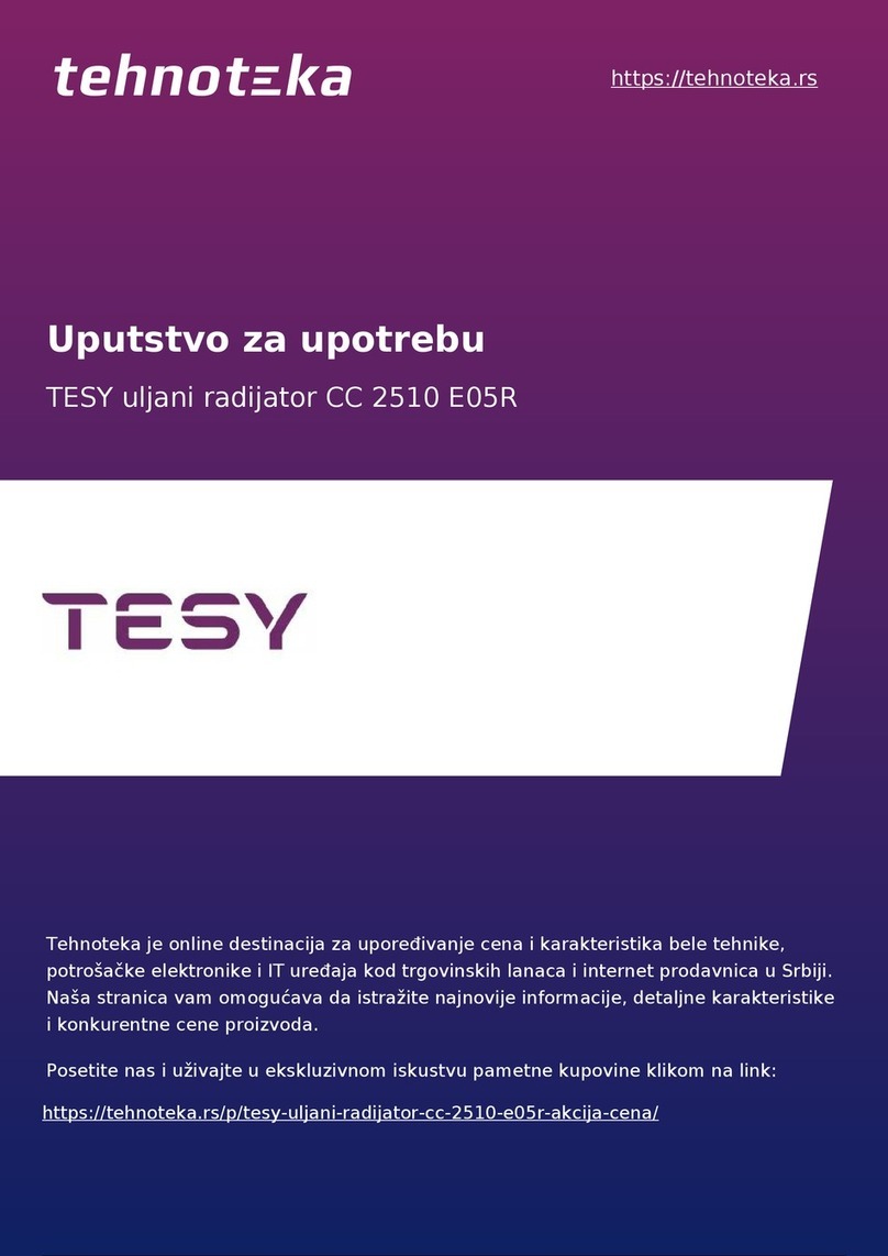 TESY CC 2510 E05R user manual