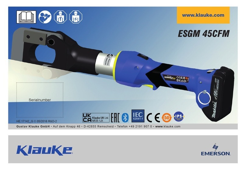 Emerson Klauke ESGM 45CFM quick start guide