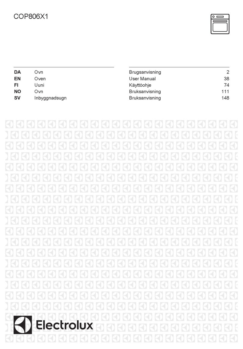 Electrolux COP806X1 User manual