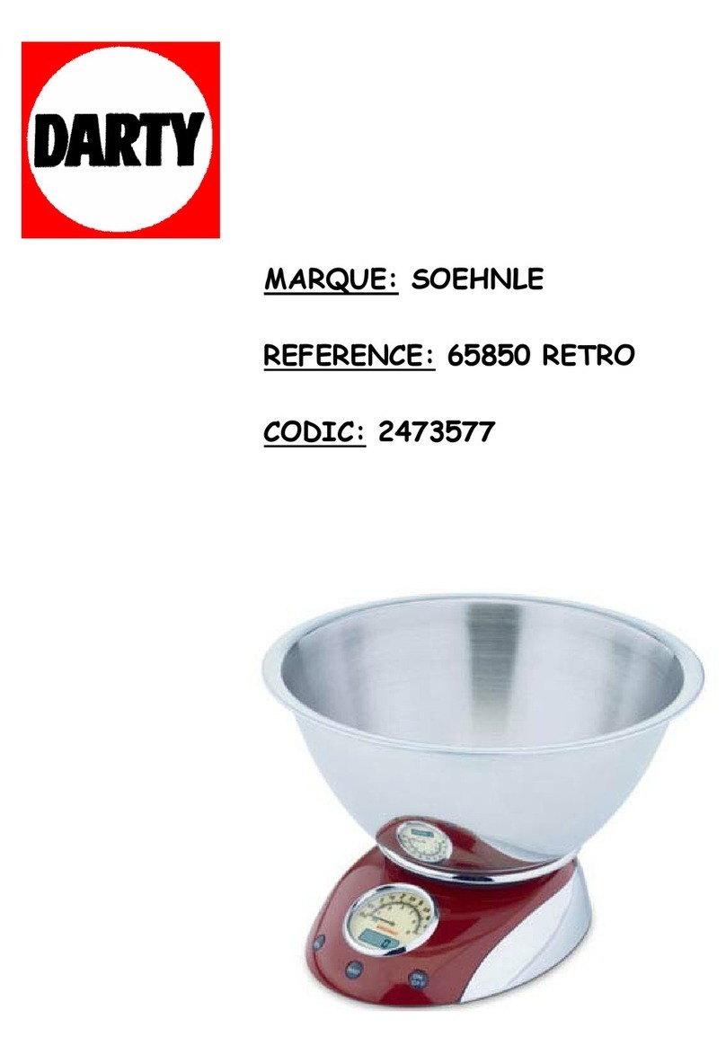 Soehnle 65850 RETRO operating instructions
