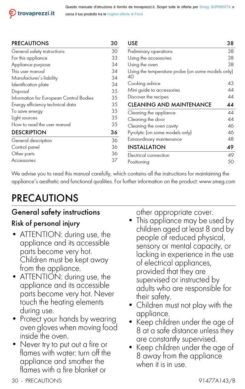 Smeg SOP6900TX manual