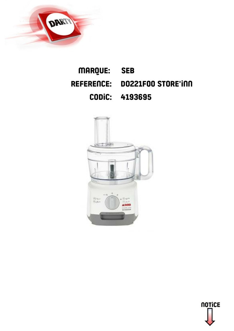 SEB STORE'INN DO221F00 manual