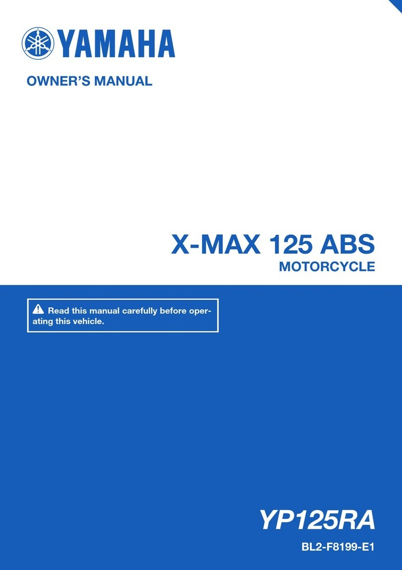 Yamaha X-MAX 125 ABS 2018 User manual