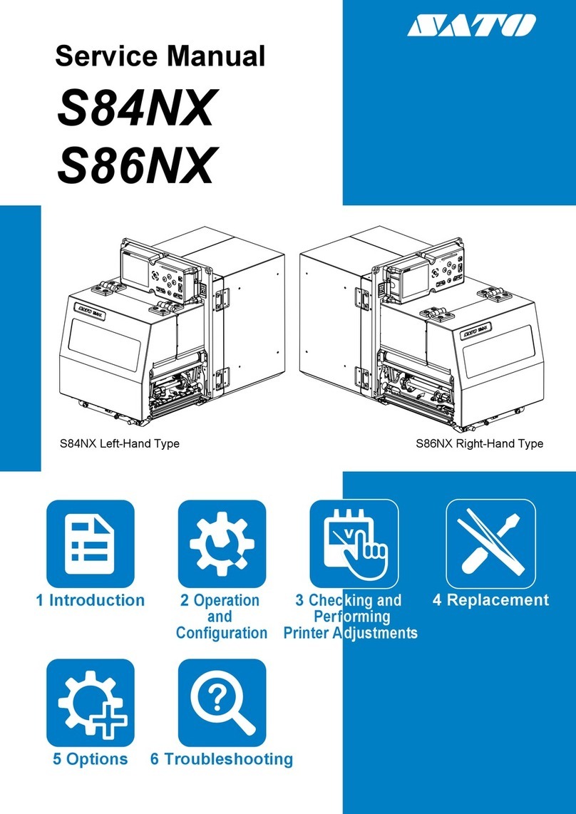 SATO S84NX Service manual