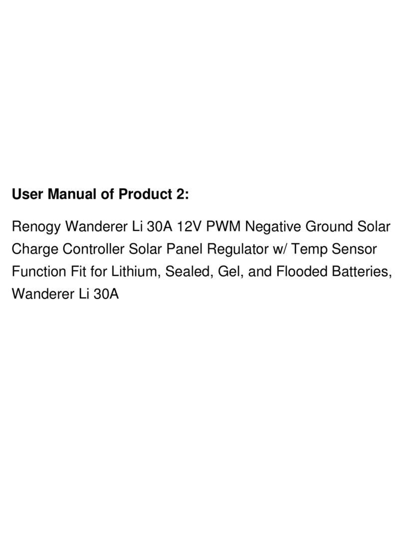 Renogy Wanderer Li 30A 12V PWM user manual