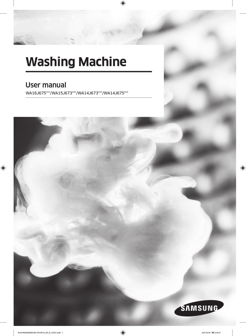 Samsung WA16J675 Series User manual