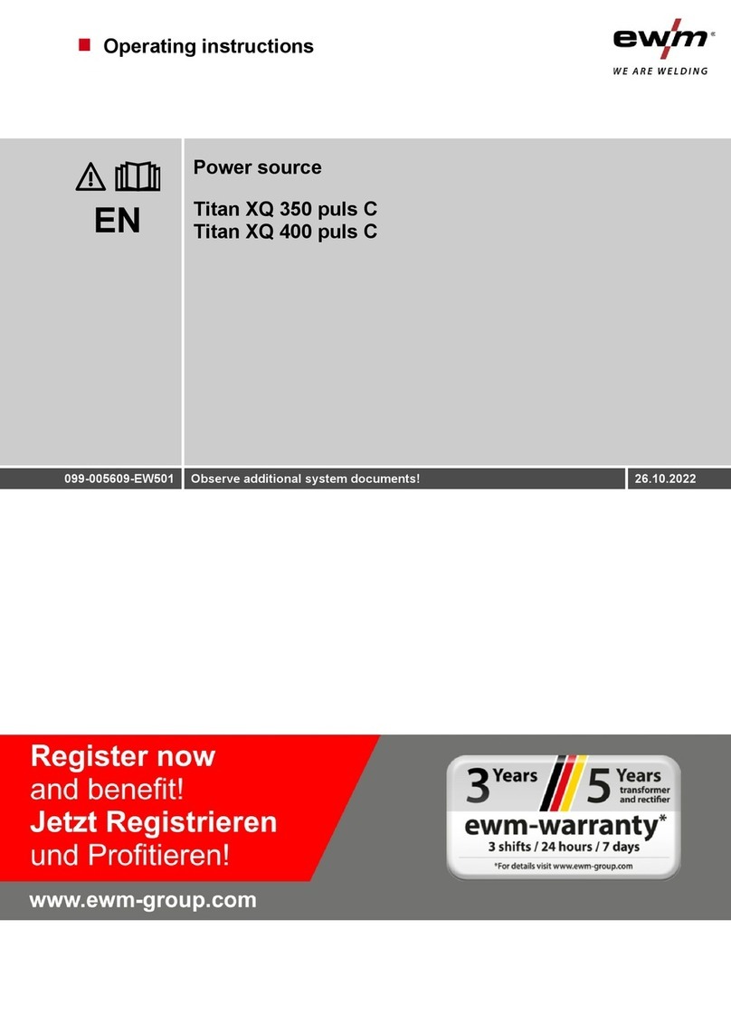 EWM Titan XQ 350 puls D User manual