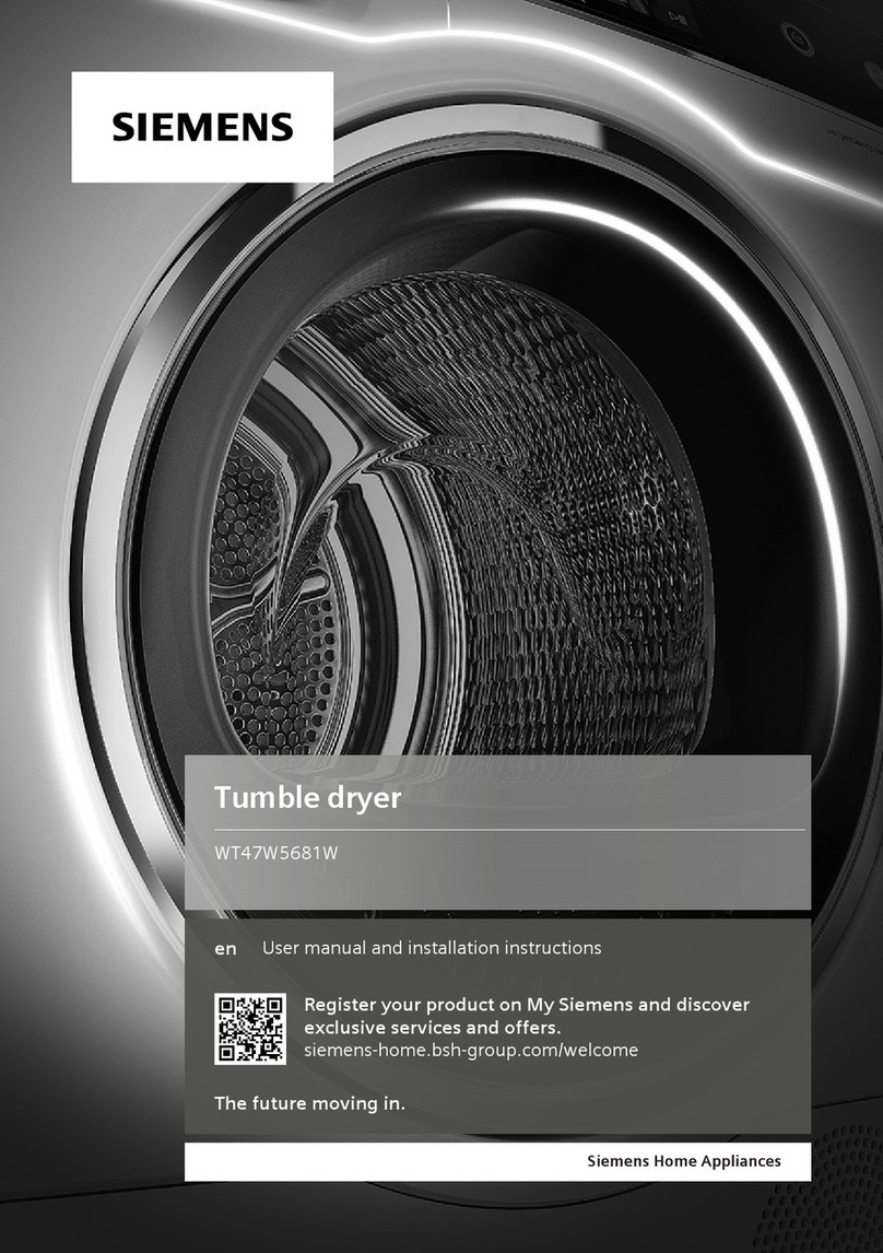Siemens WT47W5681W User manual and installation instructions