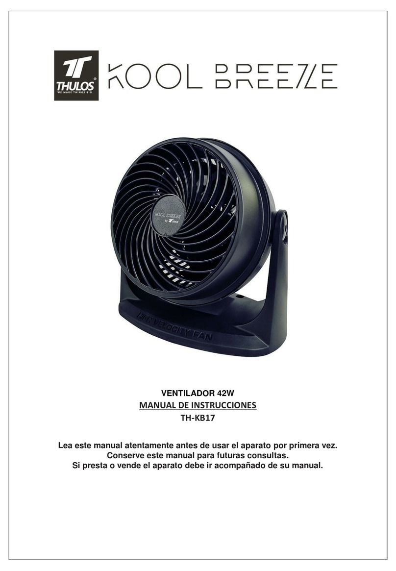 Thulos KOOL BREEZE TH-KB17 instruction manual