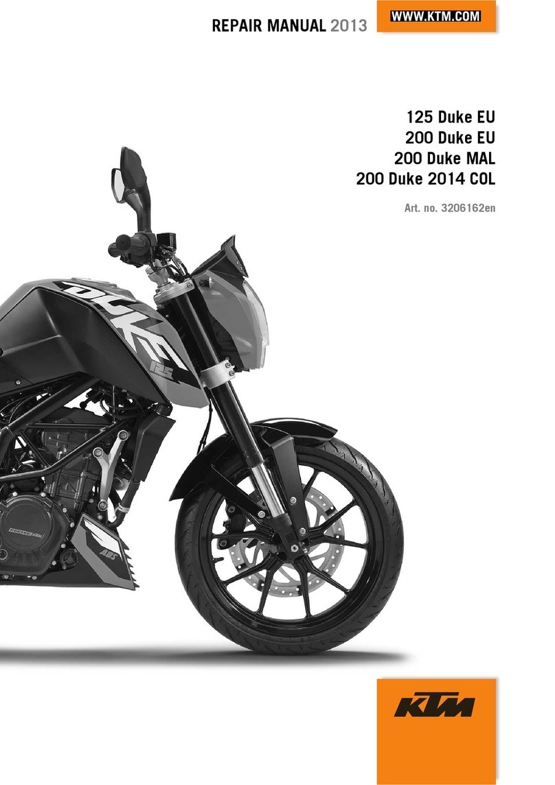 KTM 2013 125 DUKE Operating instructions KTM 2013 125 DUKE Operating instructions
